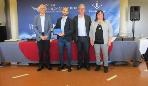 Jordi Solà va rebre el Premi Alumni 2022