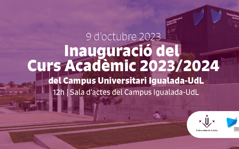 Inauguració del curs acadèmic 2023-24 Campus Igualada-UdL
