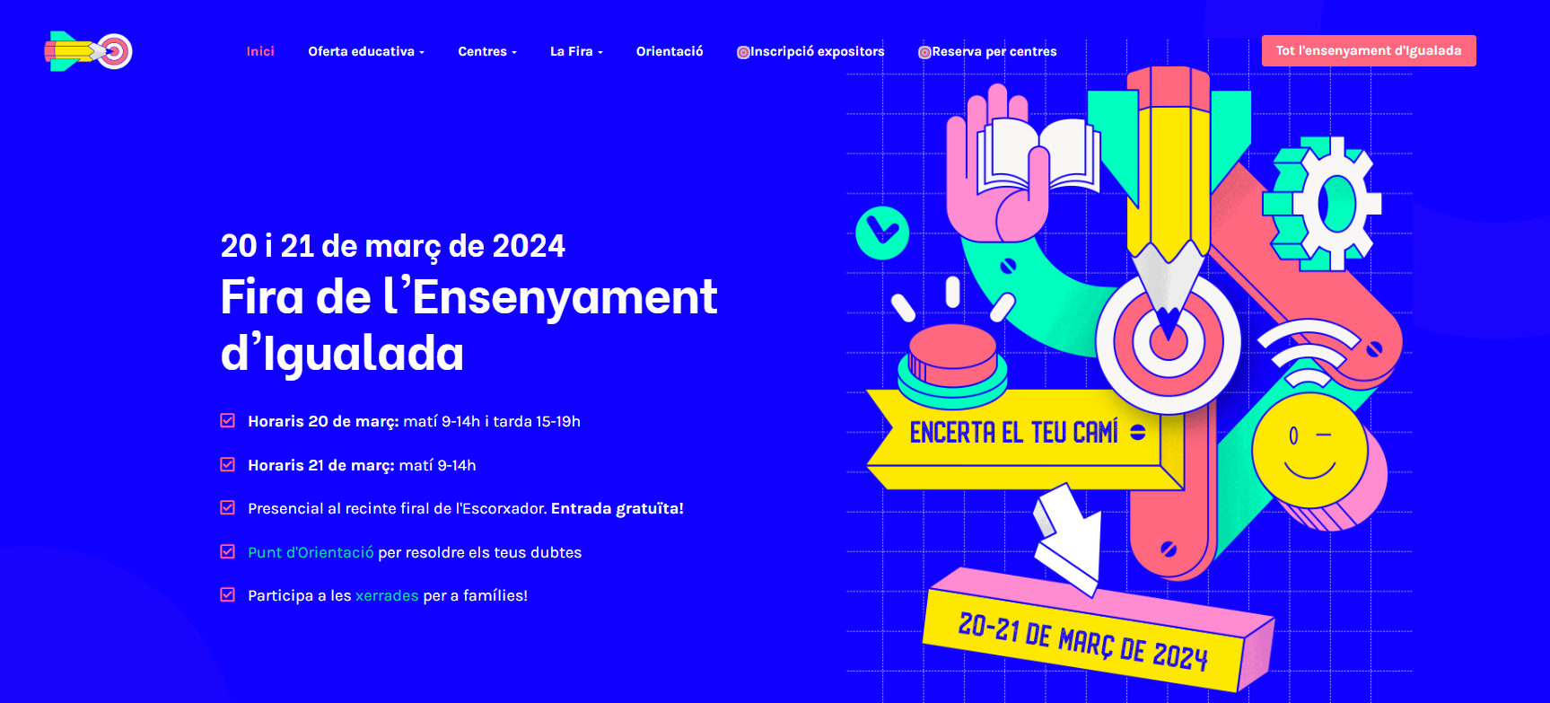 Fira de l'Ensenyament d'Igualada 2024 Fira Ensenyament Igualada 2024