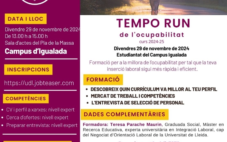 Tempo Run Igualada 2024-25